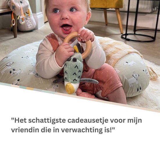 Kraammand - Geboortemand - Kraamcadeau Meisje of Jongen - Groen van Toffey — afbeelding 3