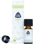 Flesje 100% pure biologische etherische olie van Chi Natural Life, 'for flavoring food'.