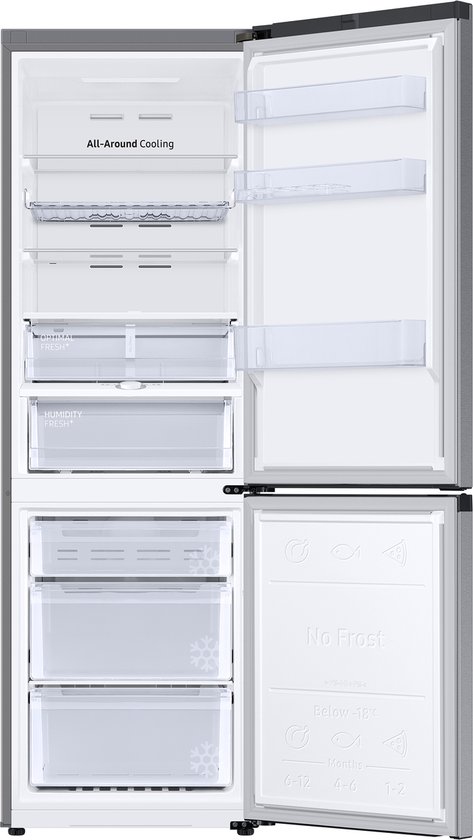 Samsung RB34C675DSA - koel-vriescombinatie - 185 cm - No Frost - 0-gradenzone - 5 jaar garantie