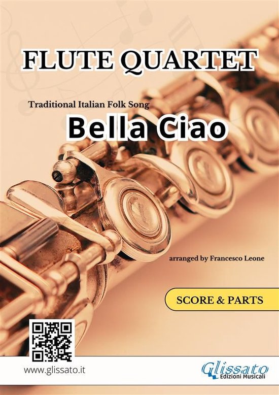 Flute Quartet "Bella Ciao" score & parts - cover