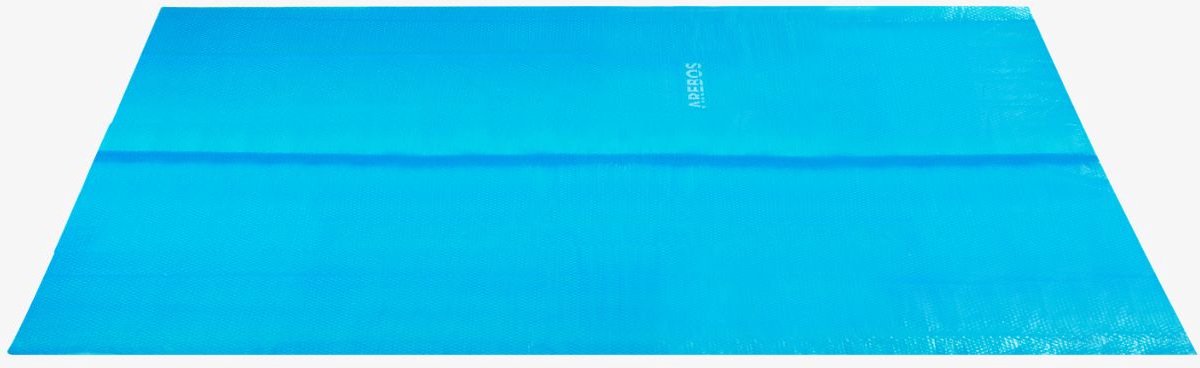 Bâche Solaire Piscine AREBOS - 5,49x2,74m - Épaisseur 120µm - Chauffage Solaire Eau - Réduction évaporation