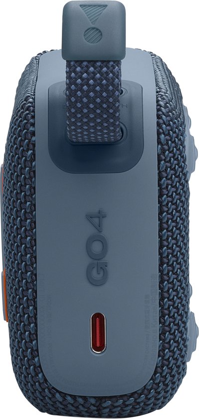 JBL Go 4 - Draadloze Bluetooth Mini Speaker - Draadloos Muziek Box - 7 uur - IP67 - Waterbestendig - Blauw