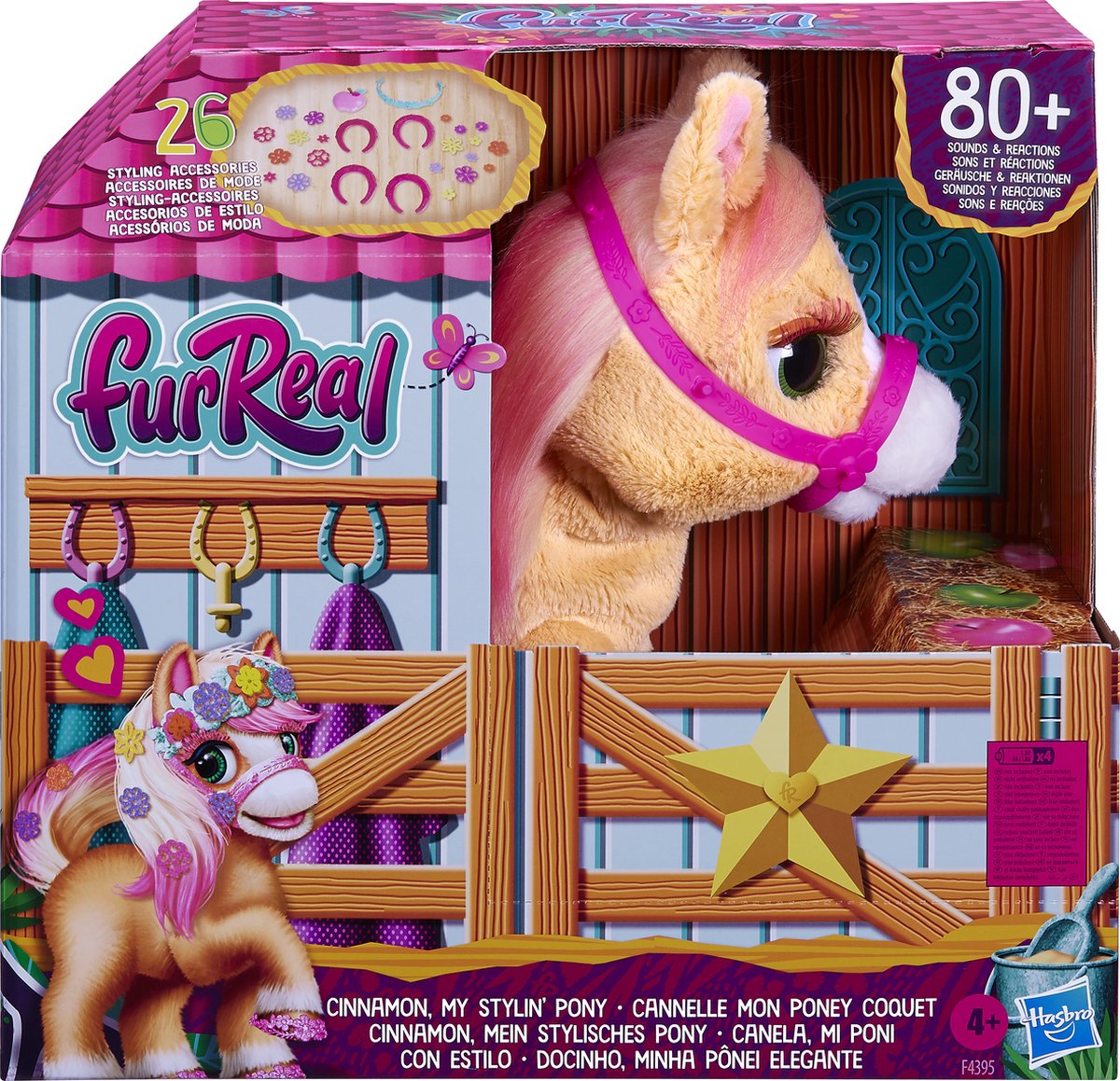 FurReal Cinnamon Mijn Styling Pony - Interactieve knuffel — afbeelding 8