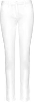 Pantalon Femme 40 NL (42 FR) Kariban White 98% Katoen, 2% Élasthanne