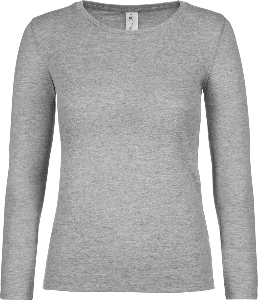 B&C BE INSPIRED - Women´s T-Shirt #E150 Long Sleeve - Sport Grey (Heather) - L