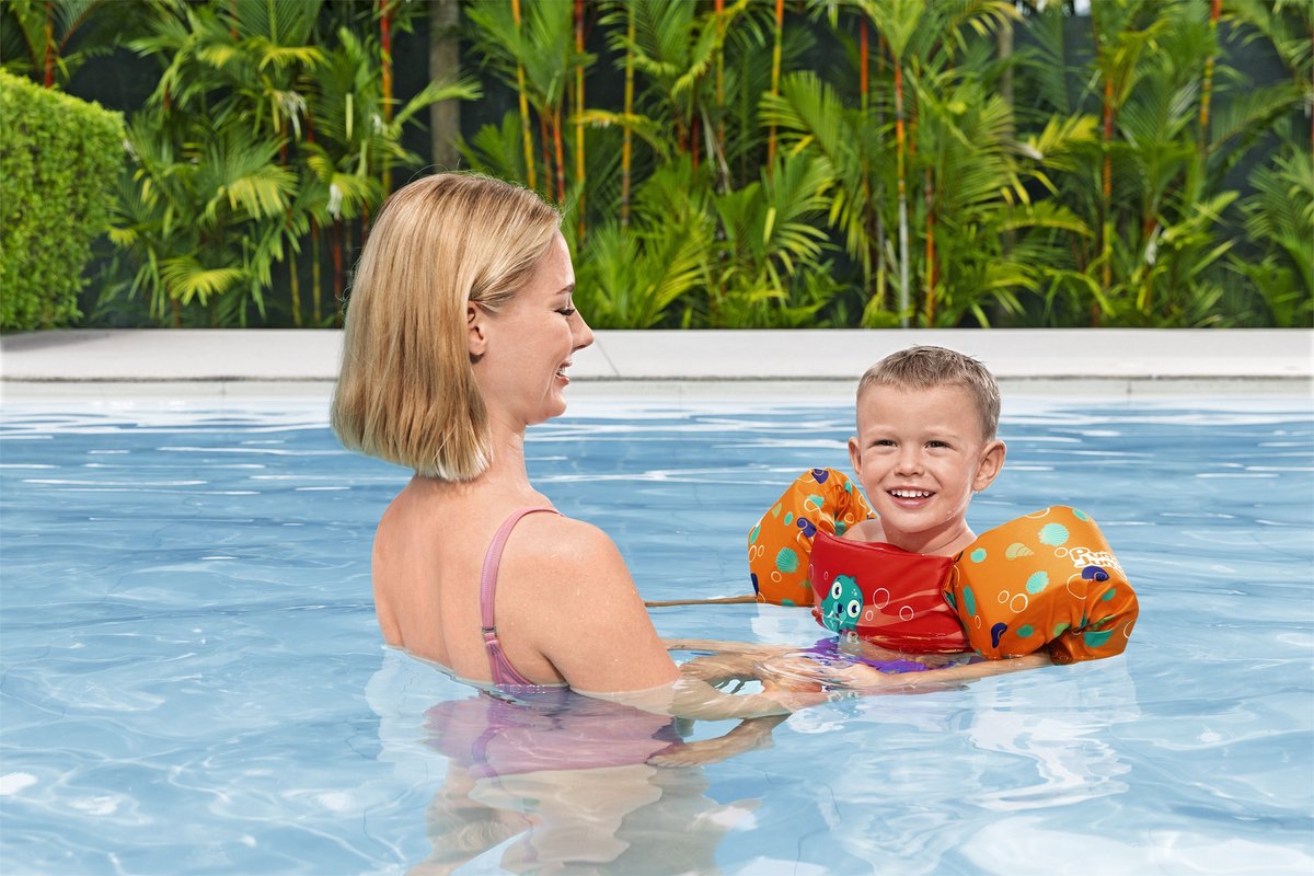 Bestway Puddle Jumper Stoffen Deluxe - Verstelbare zwembandjes voor kinderen - Draagkracht 15 - 30 kg size — afbeelding 3