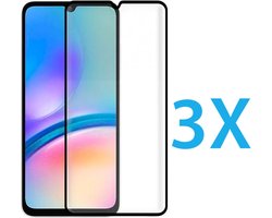 3x Full Cover Screenprotector Geschikt voor: Samsung Galaxy A34 5G - Screen protector - volledige glas - bescherming - beschermglas - ZT Accessoires