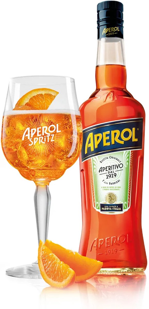 6 stuks Aperol spuitspreuken glazen rietjes met 3 reinigingsborstels