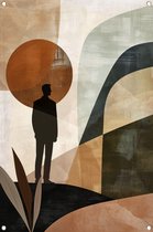 silhouette poster - Figure posters - Tuinposters shapes - Tuin - Posters tuin - Tuindecoratie tuinposter 100x150 cm