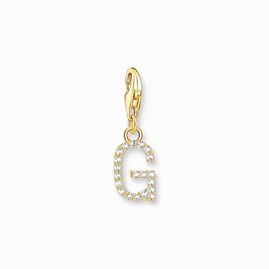 Thomas Sabo - 1970-414-14 - Charm - Dames - 925er Zilver geel verguld - Letter G