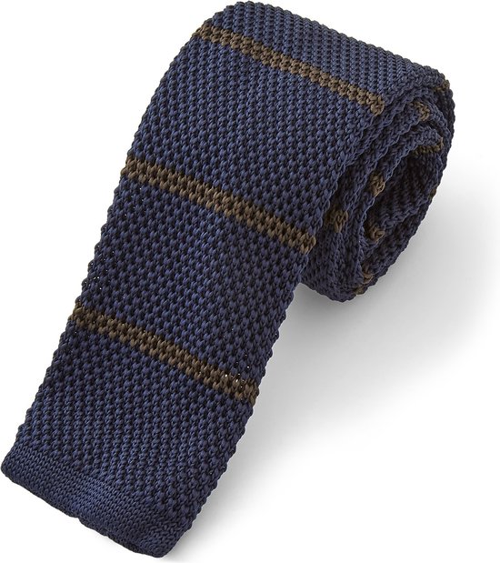 S&W SHLAX&WING Blauwe stropdassen voor mannen Extra