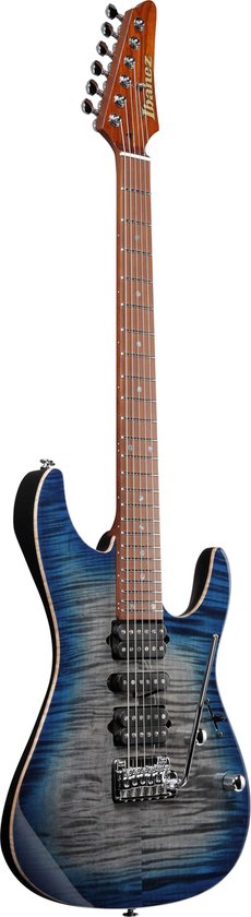 Elektrische gitaar Ibanez Prestige AZ2407F-SDE Sodalite met koffer