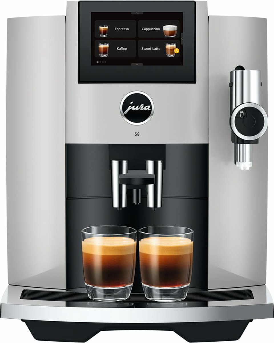 JURA S8 (EB) Volautomatische espressomachine Platina