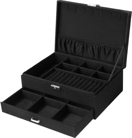 Cuifati Dolfijn Sieradendoos - Elegante Opbergdoos Voor Ringen, Oorbellen En Kettingen