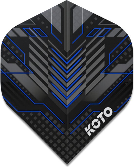 KOTO ZIZ-Matrix NO2 Dark Blue - Dart Flights van KOTO — afbeelding 2