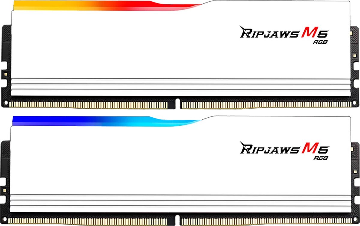 G.Skill 64 GB DDR5-6000 Kit werkgeheugen F5-6000J3238G32GX2-RM5RW, Ripjaws M5 RGB, XMP