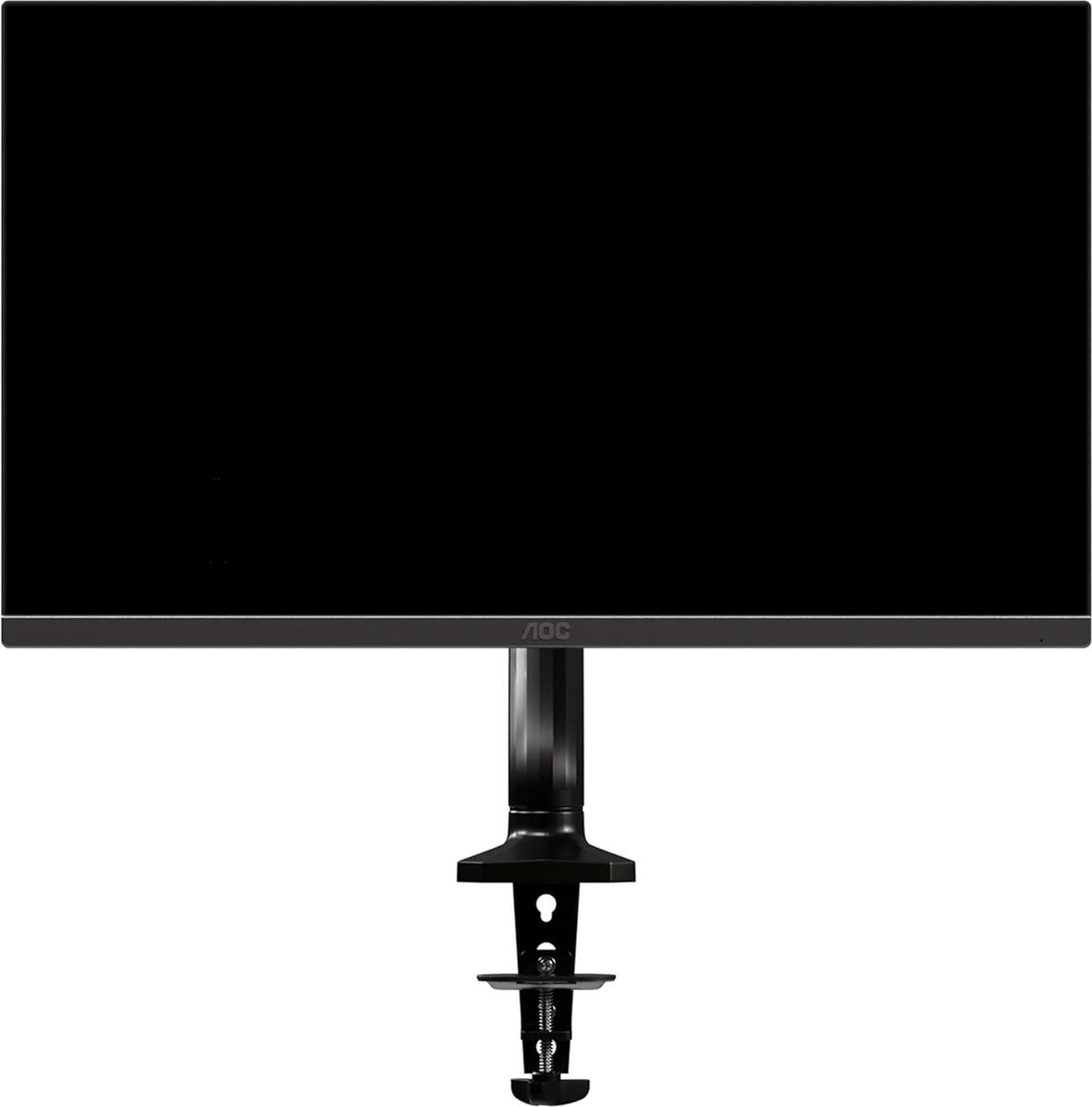 Monitor Arm voor display tot 27 inch - geschikt voor 9 kg - zwart