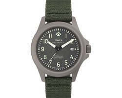 Timex Expedition North Automatic TW2V95300 Horloge - Textiel - Groen - Ø 41 mm