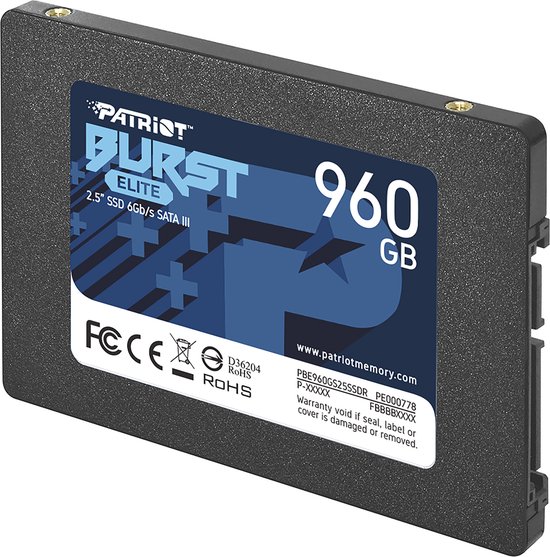 Patriot Memory BURST Elite 2.5 2.5 960 GB Serial ATA III | bol