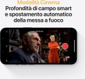 Gedetailleerde weergave van de cinematische filmmodus op een iPhone.