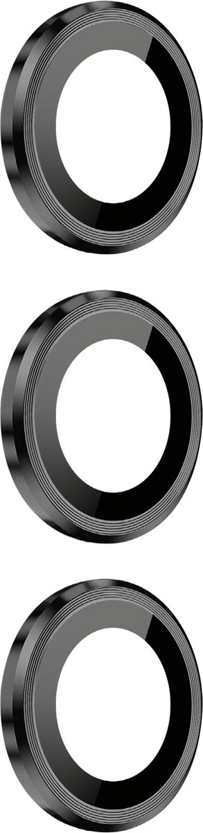 ENKAY, Beschermfolie voor achtercamera Geschikt voor Samsung Galaxy S24 Gehard glas 9H, Zwart