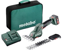 Metabo PowerMaxx SGS 12 Q 12V Li -Ion accu grasschaar set (1x 2.0 Ah) in tas - 11,5cm