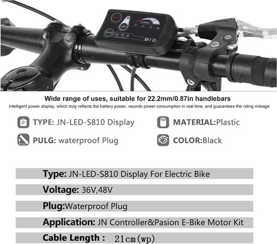 Vind display 36v in Fietsaccessoires