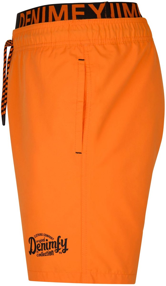 DENIMFY Heren Short DFNeo bequem Oranje 4XL Volwassenen Zwembroek Zwemshort — afbeelding 11