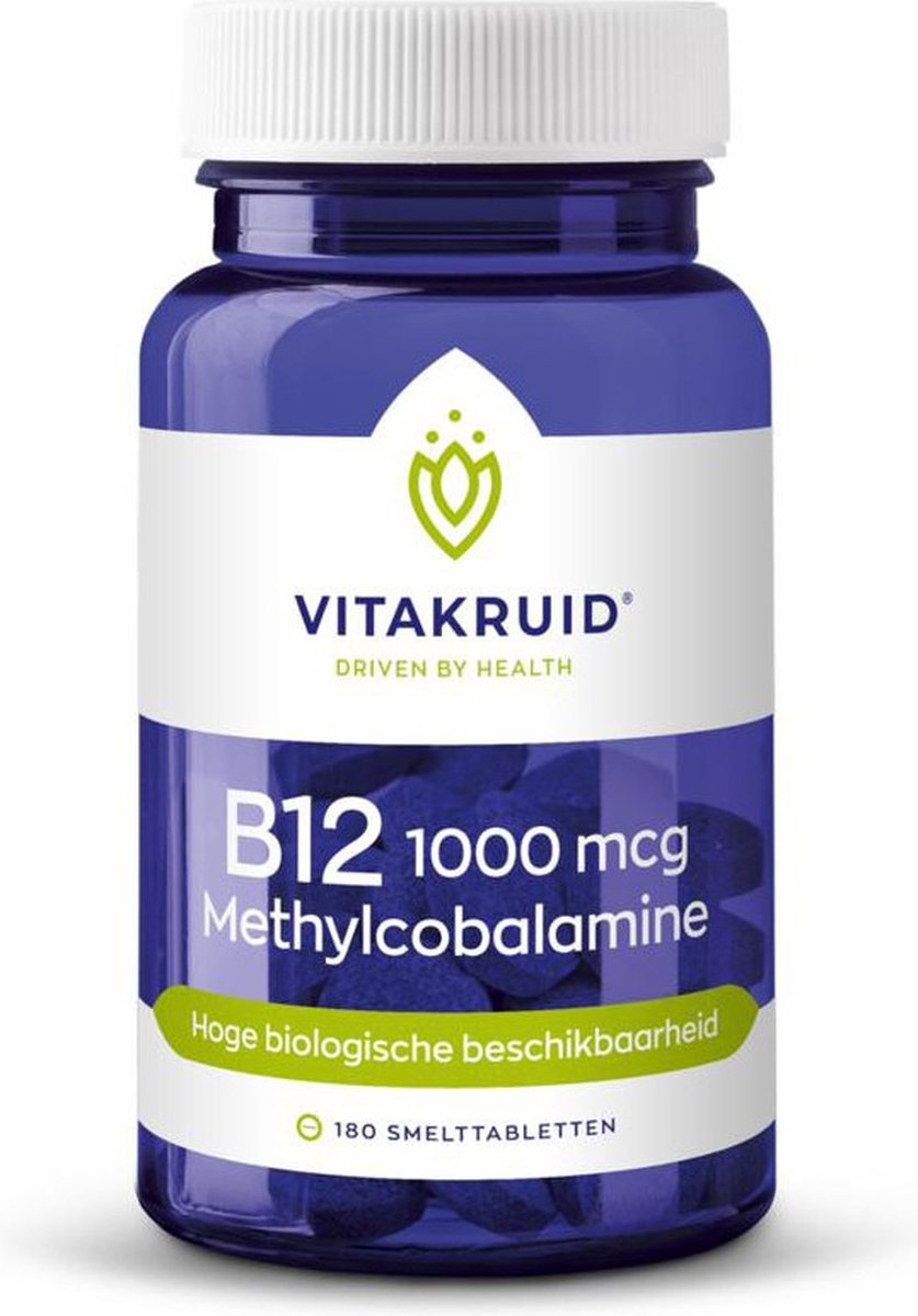 Goedkoopste Vitakruid B12 1000 mcg methylcobalamine - 180 smelttabletten