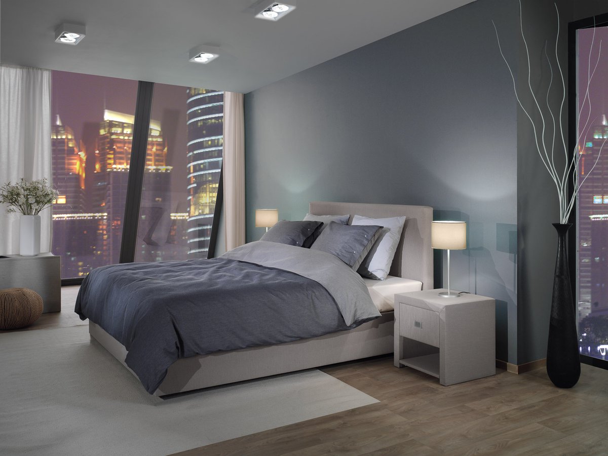 Yellow dekbedovertrek Trente (Powder Blue)-200x200/220 cm