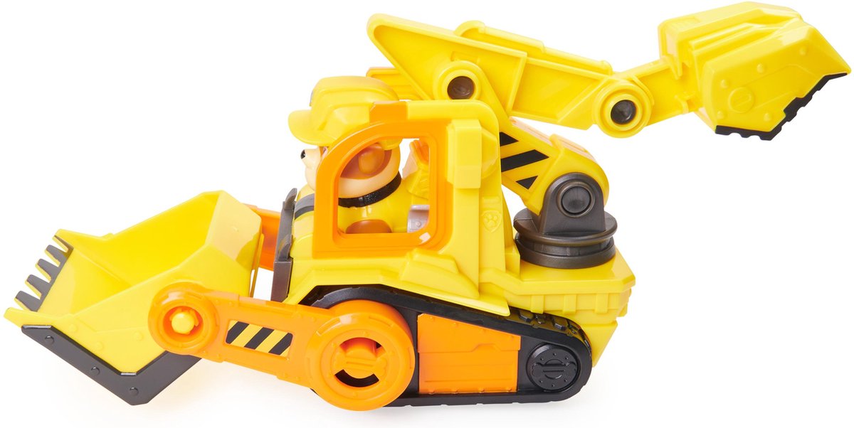 Rubble & Crew - Rubble’s Bulldozer met speelfiguur en beweegbare onderdelen - PAW Patrol speelgoed — afbeelding 21