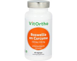 VitOrtho Boswellia (250 mg) en Curcuma (250 mg)