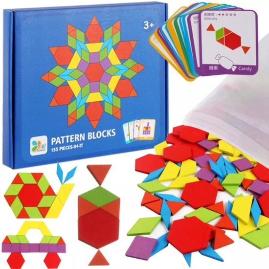 Foto: Kruzzel geometrische puzzel educatief speelplezier voor kinderen