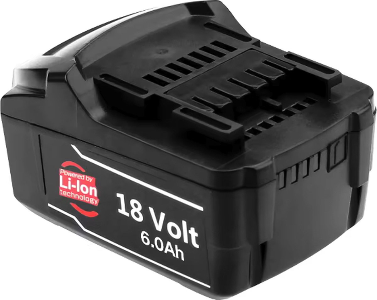 18V 6Ah Batterij / accu, geschikt voor Metabo (ME1860), Lamello (Zeta P2), Fischer (FSS 18V600),... Alle machines die het Cordless Alliance System (CAS) gebruiken