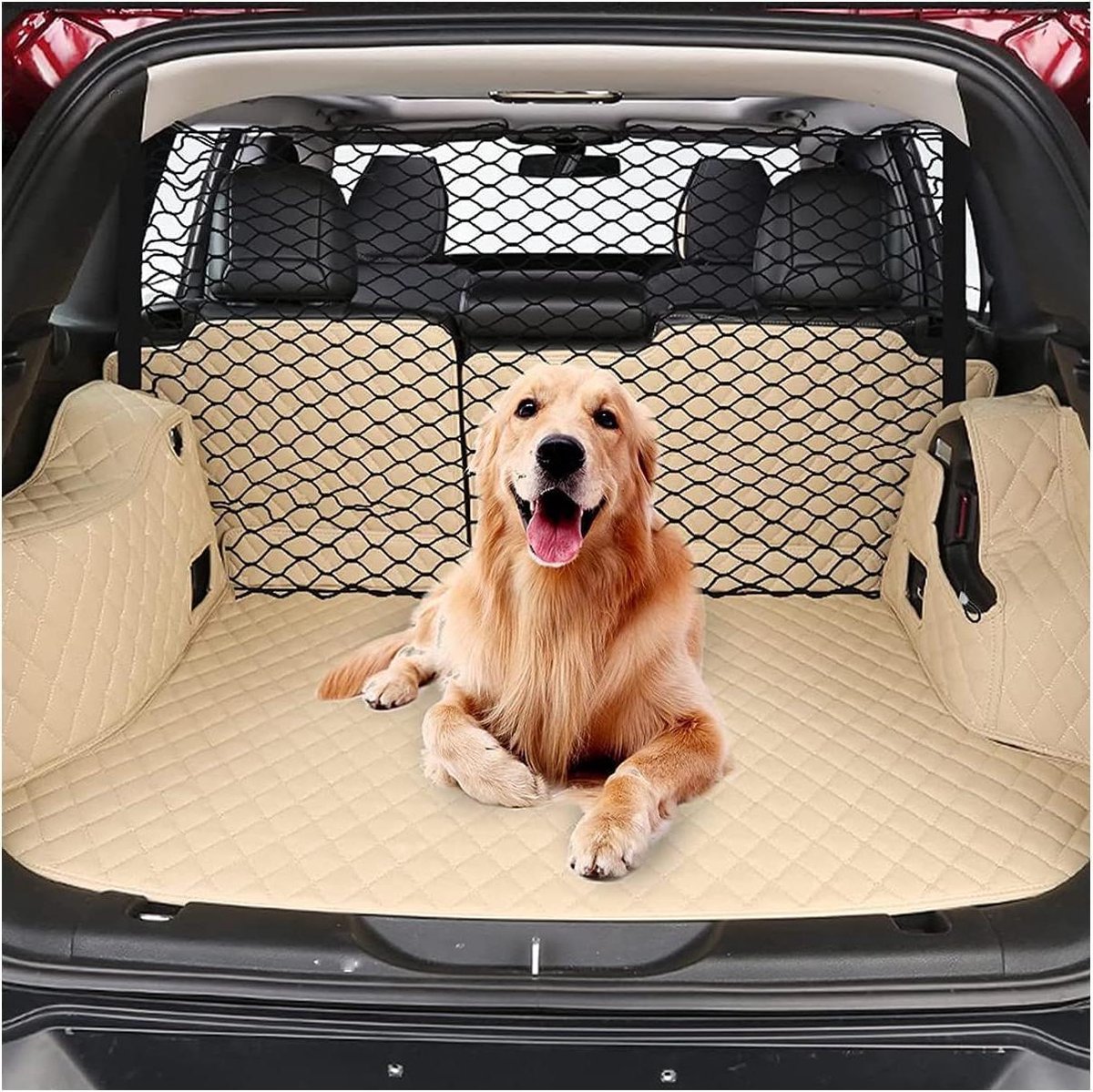 Voiture Barrière Pour Chien Protection Pour Chiens Isolation Du Filet De Coffre Arrière Barrière De Coffret Pour Animaux De Compagnie Filet De Sécurité Filet De Sécurité D'excitation Filet De Sécurité