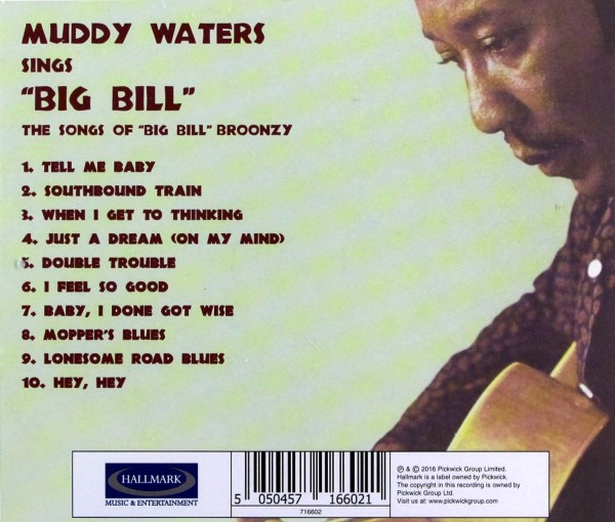 Waters Muddy - Sings Big Bill Broonzy, Muddy Waters | Muziek | bol
