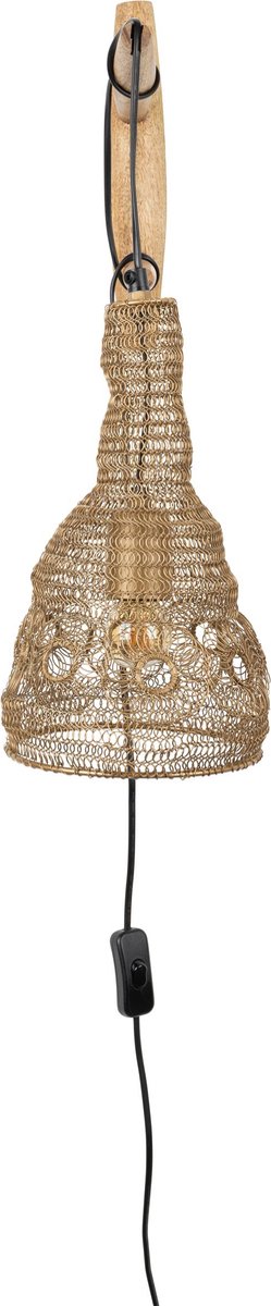 Housecraft Living Alen Wandlamp/ Gaaslamp Goud