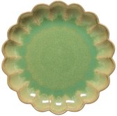Costa Nova ecogress - Marrakesh - gebaksbord eucalyptus groen - set van 6 - 19 cm rond