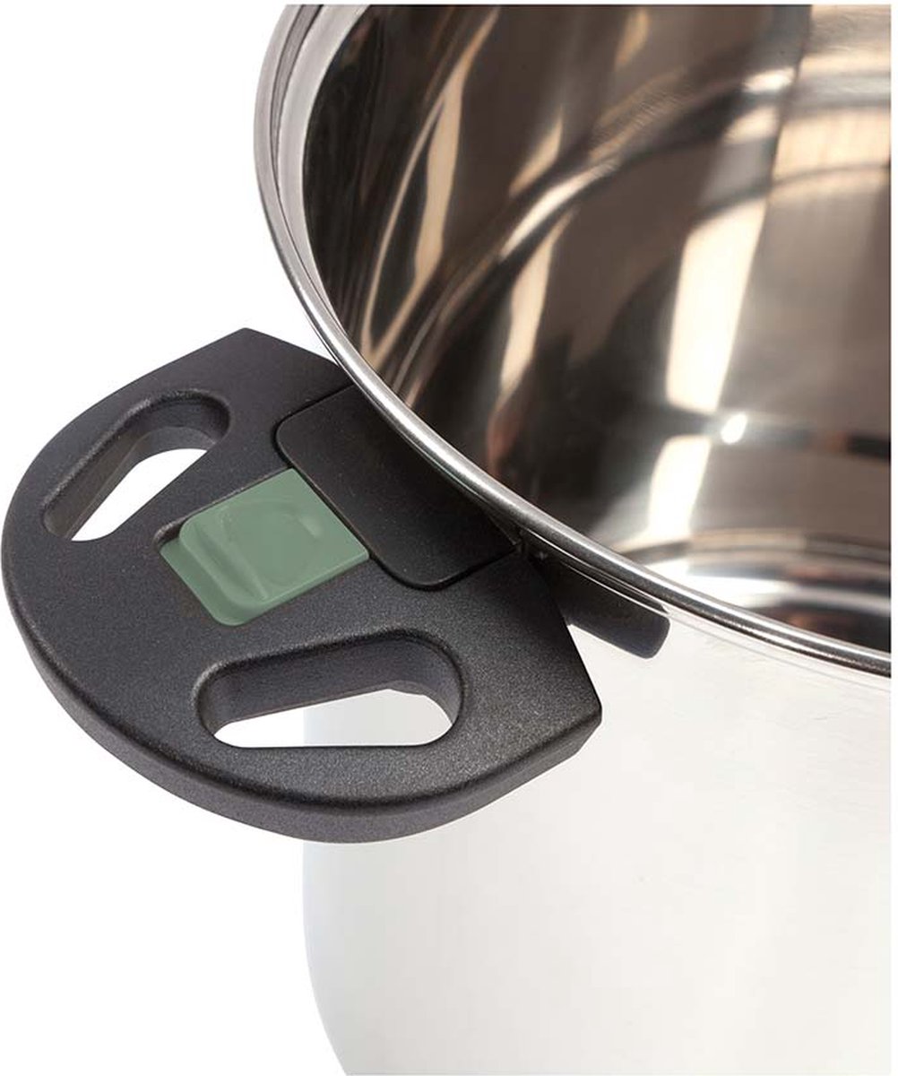 Bo-Camp Pannenset - Elegance Compact 3 - 3-Delig - RVS