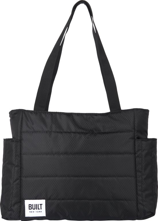 Foto: Built ge soleerde thermische lunch tote bag met lekvrije peva voering zwart