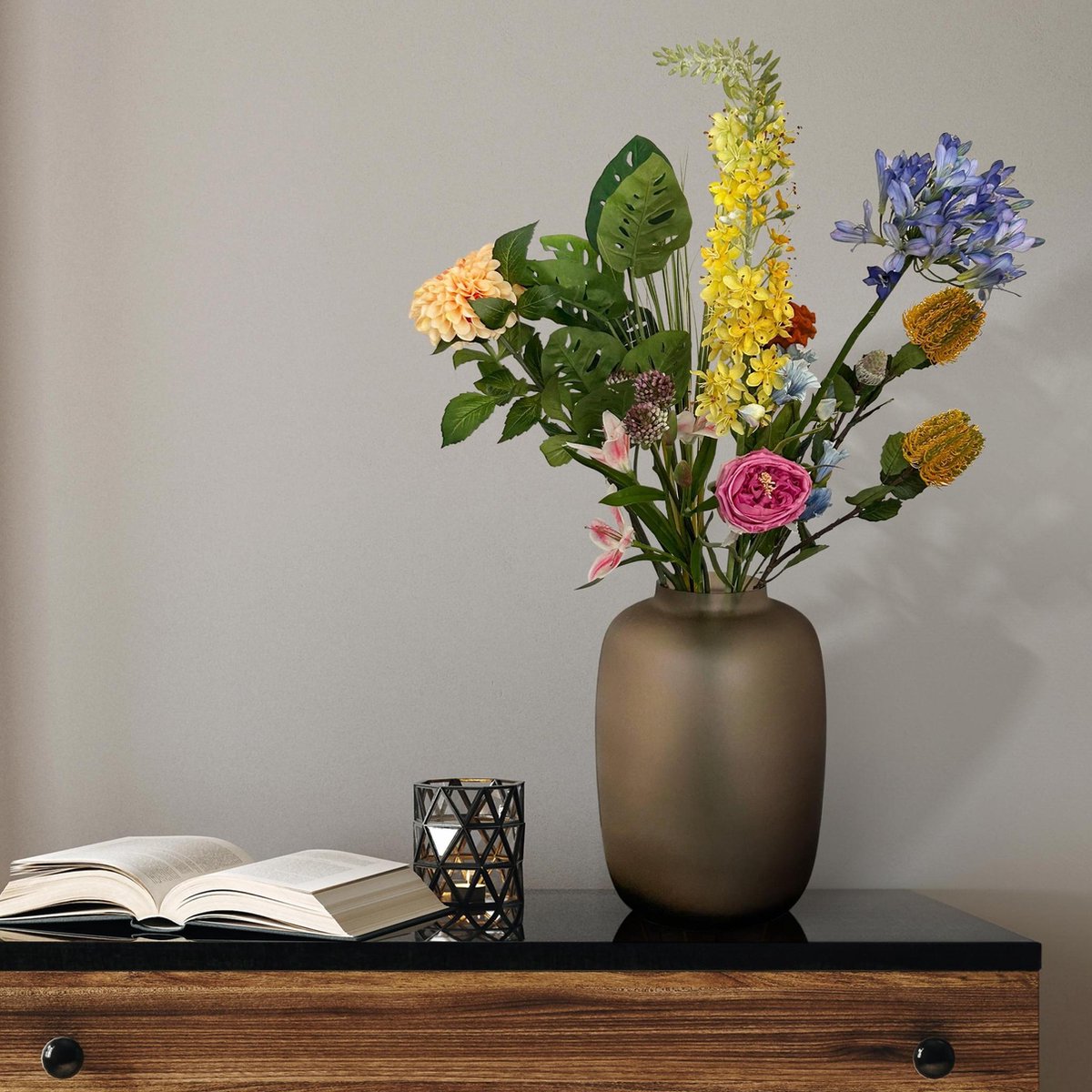 Kunstbloemen - Bouquet XL - Ultimate Bliss - 109 cm