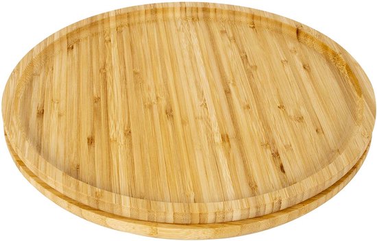 Bo-Camp - Onderbord - Ø 33 cm - Bamboe - 2 Stuks van Bo-Camp — afbeelding 2
