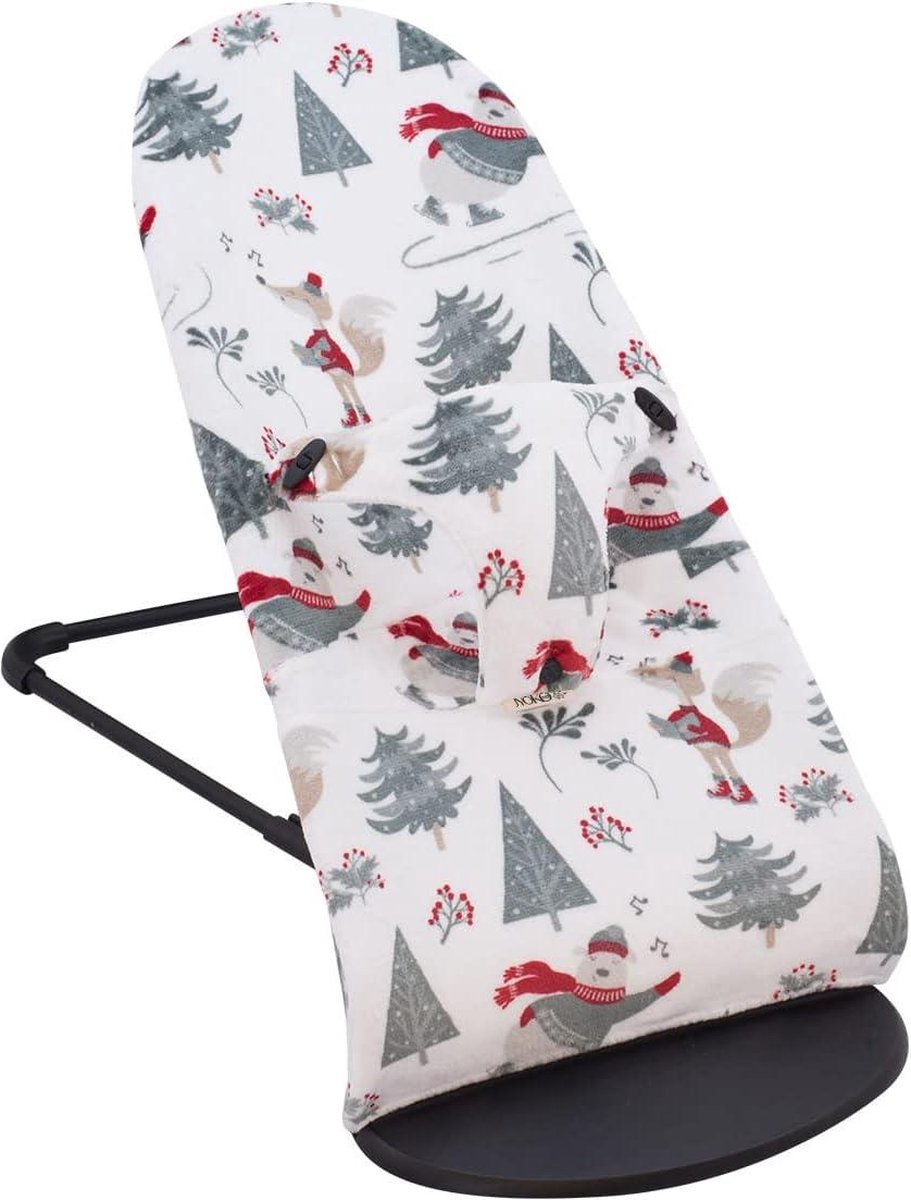 Kids Hoes - Compatibel met Babybjorn Bliss Balance Soft Mini baby wipstoeltje - Christmas Polair – foto 5