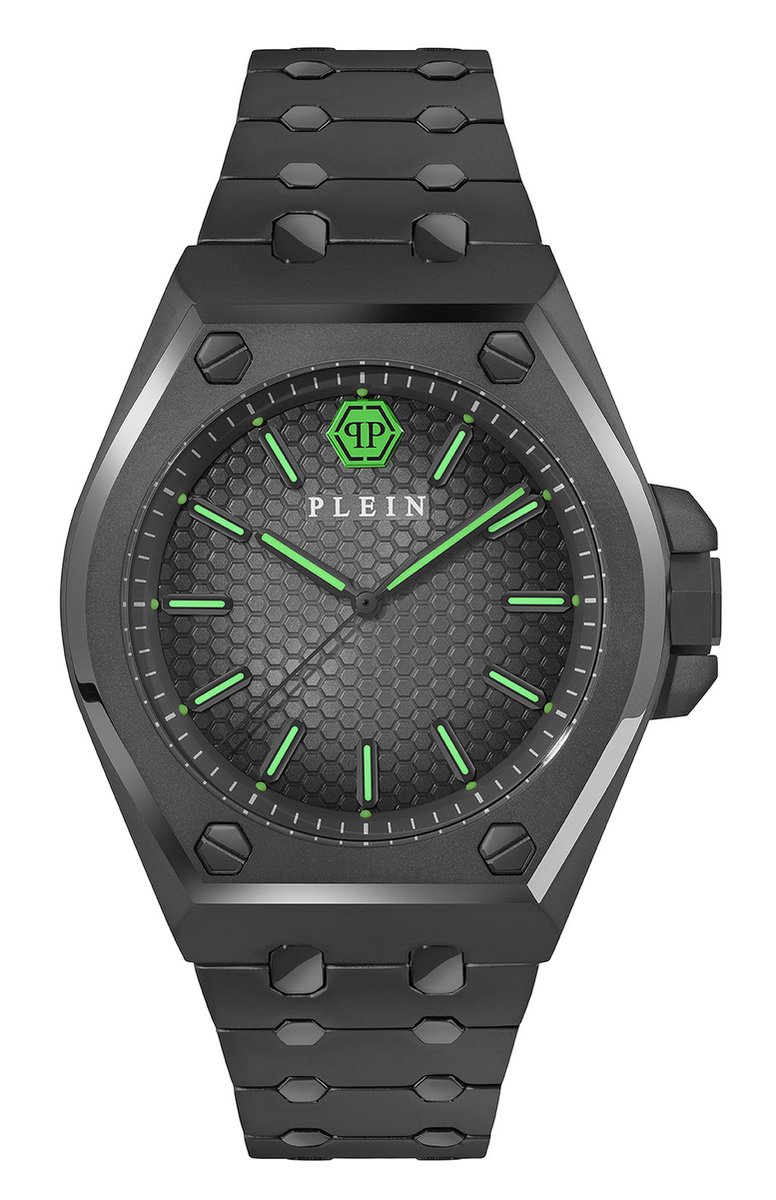 Philipp Plein Plein Extreme Gent PWPMA0524 Horloge - Staal - Zwart - Ø 43 mm