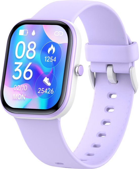 Smartwatch Kinderen - Hartslag - Stappen - 20 Alarmen