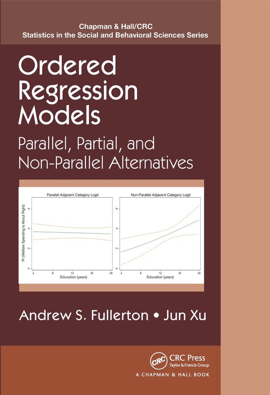 Chapman & Hall/CRC Statistics in the Social and Behavioral S ... - cover