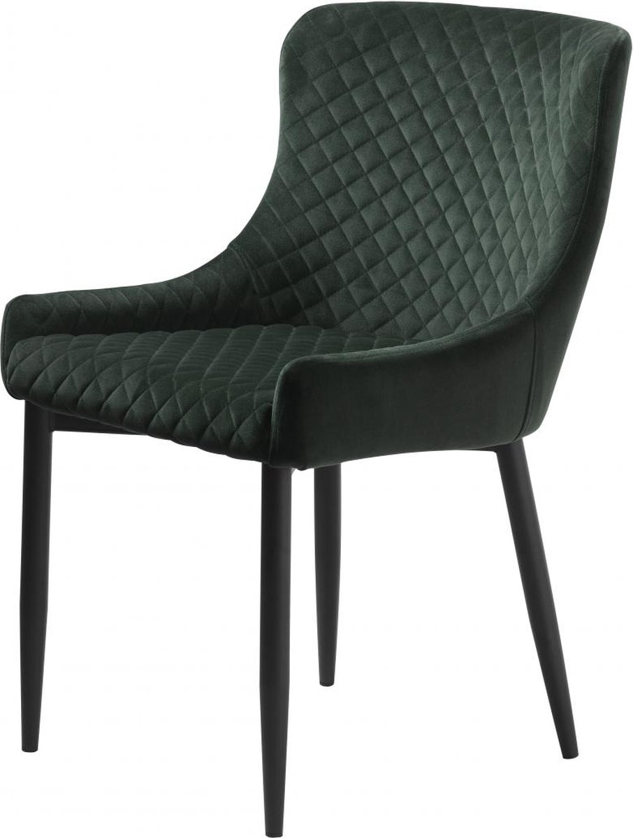 Nordic Home - Milly eetkamerstoel velvet - groen