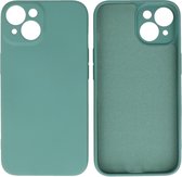 Coque de téléphone Fashion Backcover - Coque de couleur - Convient pour iPhone 14 - Vert foncé