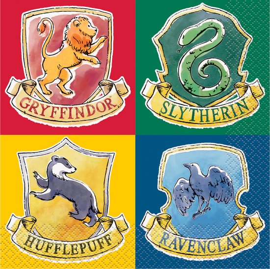 UNIQUE - 16 servetten Harry Potter 33 x 33 cm