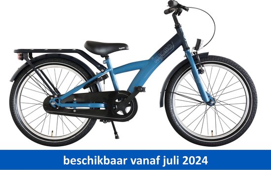 Kinderfiets 20" Kyoso X-Rider met remnaaf - donkerblauw/aqua alleen verkrijgbaar via vakhandel van Merkloos — afbeelding 3